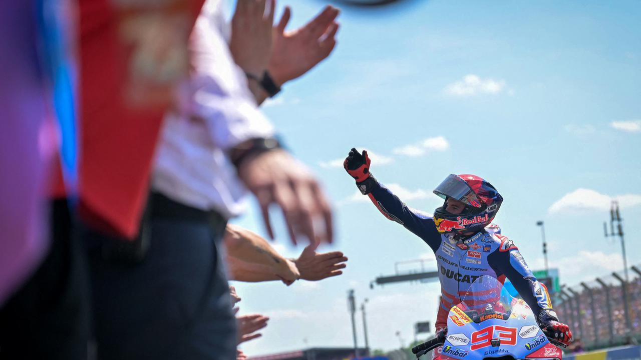 Podium Marc Marquez Jadi Kado Spesial di Balapan ke-1000 Gresini Racing