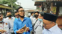 Petugas Bawaslu Tangsel ditengarai diusir dari deklarasi Muhamad-Rahayu Saraswati. (Liputan6.com/Pramita Tristiawati)