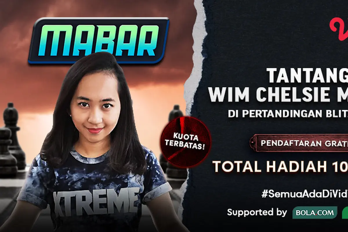Pendaftaran MABAR Blitz Chess WIM Chelsie Monica