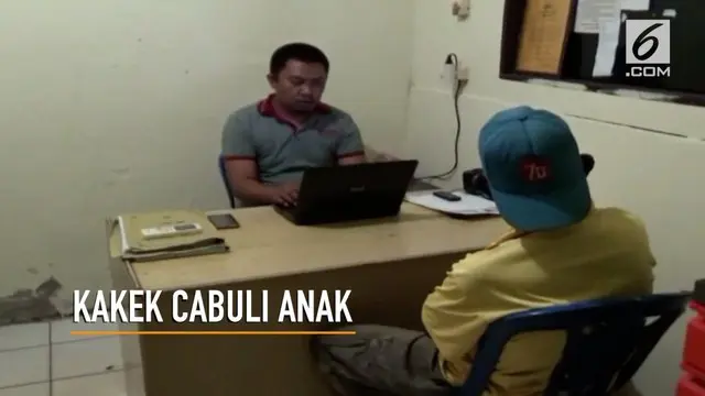 VIDEO: Kakek 67 Tahun Cabuli Bocah SD Empat Kali