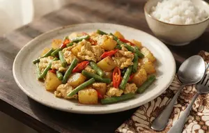 Resep Kentang Tumis Telur dan Kacang Panjang, Menu Rumahan Sederhana yang Gurih dan Mengenyangkan