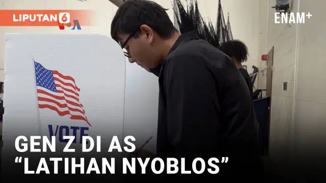VIDEO: Pemilih Gen Z di Amerika “Latihan Nyoblos” di Simulasi TPS