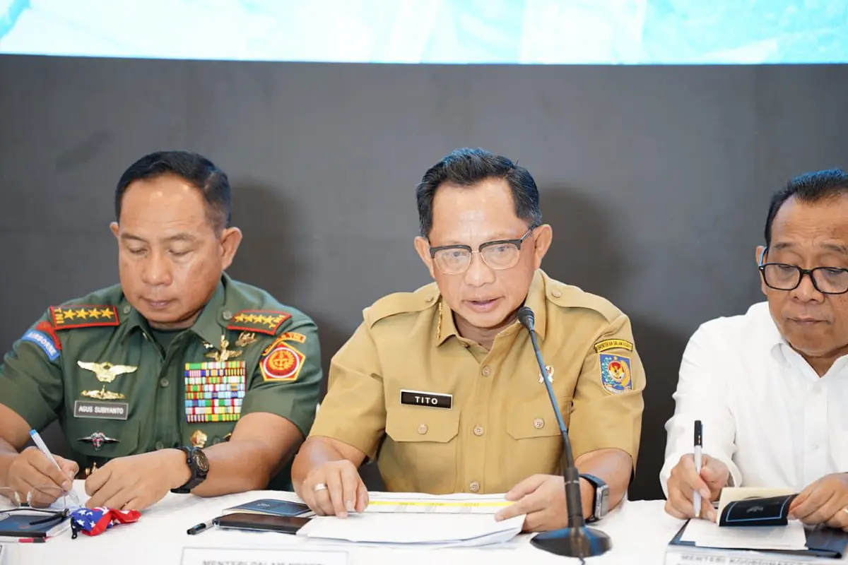 Menteri Dalam Negeri (Mendagri) Muhammad Tito Karnavian.