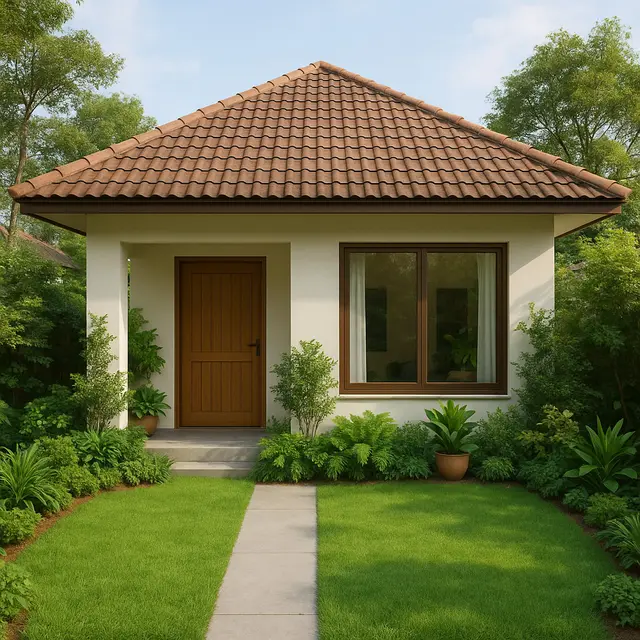 Model Rumah Sederhana 9x6 Meter dengan Atap Limas