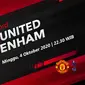 Manchester United vs Tottenham Hotspur (Liputan6.com/Abdillah)