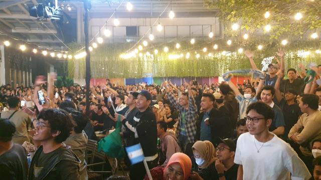 Selebrasi Juara Final FIFA World Cup Qatar 2022 di Bekasi