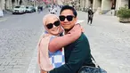 Rumah tangga Sheza Idris dan Surya Ibrahim jauh dari gosip miring dan selalu adem ayem. Sheza kerap membagikan momen romantisnya bersama sang suami dalam berbagai kesempatan. (Instagram/shezaidris)
