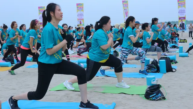 #GetActive Bareng Jennifer Bachdim di Ancol
