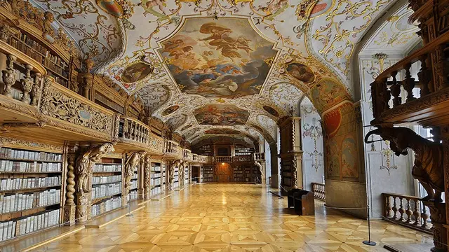 Keindahan Perpustakaan Waldsassen Abbey (sumber: bavaria)
