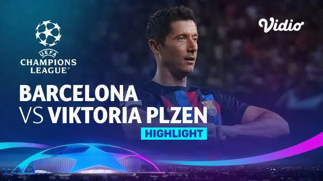Berita video highlights matchday 1 Grup C Liga Champions 2022/2023 antara Barcelona melawan Viktoria Plzen yang berakhir dengan skor 5-1, di mana Robert Lewandowski mencetak hattrick, Kamis (8/9/2022) dinihari WIB.