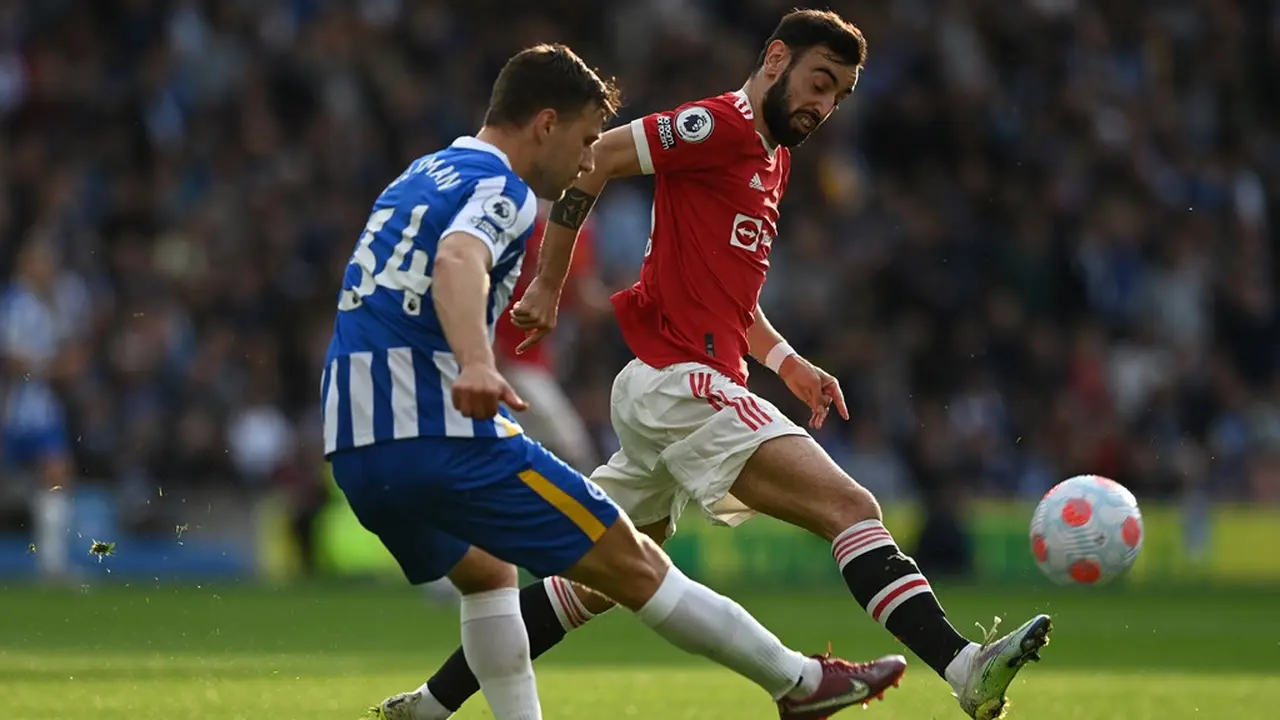 Gelandang Manchester United, Bruno Fernandes.