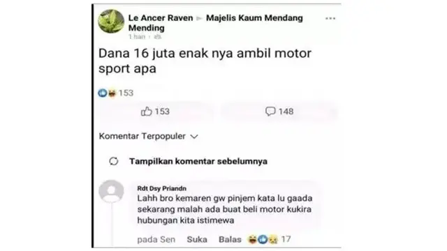 10 Potret Status Facebook Ini Kocak Banget, Bikin Geleng Kepala