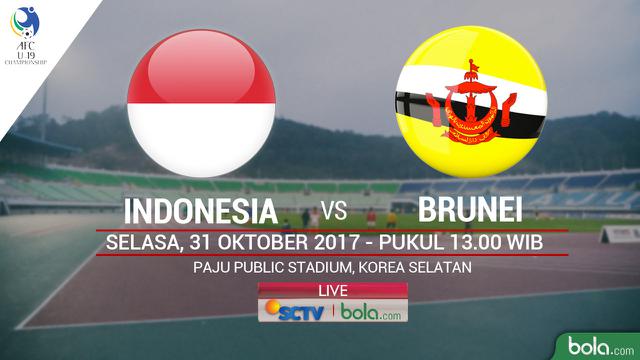 Timnas Indonesia U-19 versus Brunei