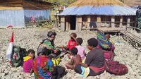Masyarakat di Distrik Homeyo, Kabupaten Intan Jaya, Papua ketakutan dan ingin mengungsi usai serangan bertubi-tubi yang dilakukan Kelompok Kriminal Bersenjata (KKB) sejak akhir April 2024. (Istimewa).