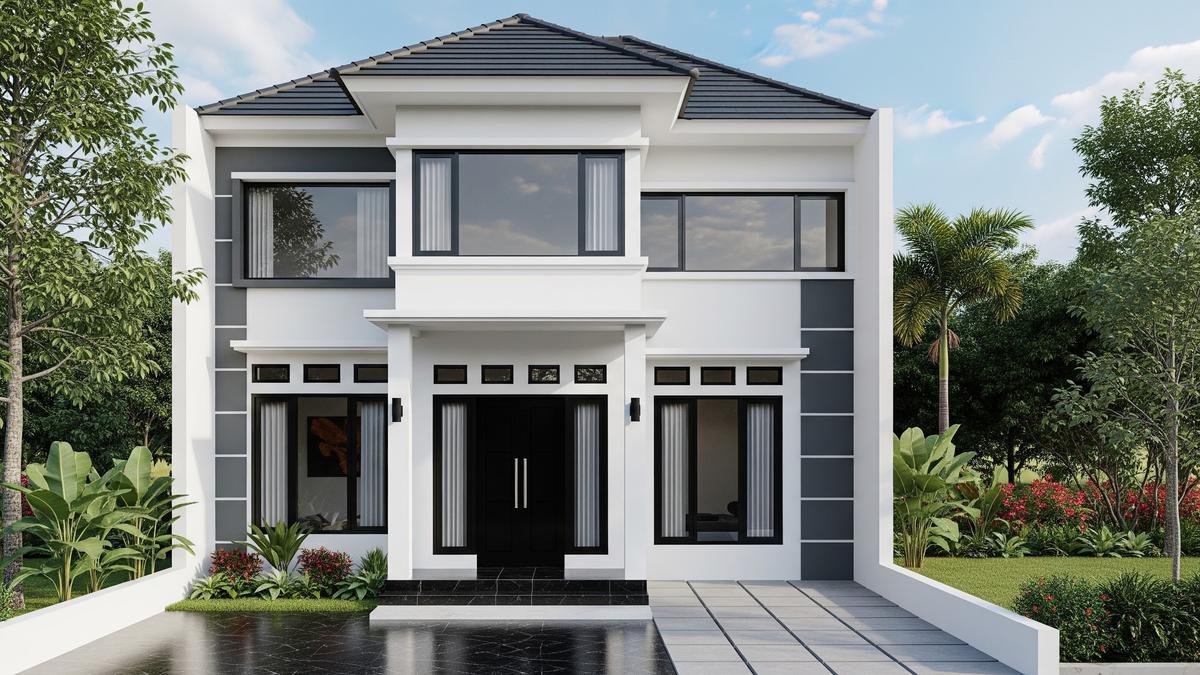 8 Contoh Gambar Desain Rumah Minimalis 2 Lantai, Inspirasi Hunian Modern yang Estetik dan Fungsional