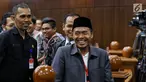 Saksi dari tim hukum Jokowi-Ma'ruf, Anas Nashikin mengikuti sidang lanjutan sengketa Pilpres 2019 di Gedung MK, Jakarta, Jumat (21/6/2019). Sidang tersebut beragendakan mendengar keterangan saksi dan ahli dari pihak terkait yakni paslon nomor urut 01 Jokowi-Ma'ruf Amin. (Liputan6.com/Johan Tallo)