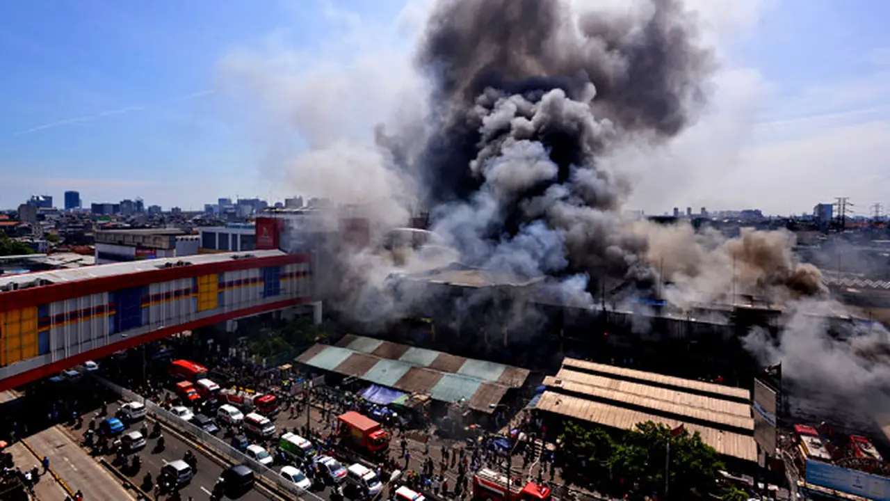 Pasar Senen Terbakar