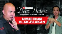 Ahmad Dhani, mungkin musisi yang paling kontroversial baik pernyataan-pernyataanya maupun sikapnya.