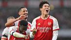 Di balik kehebatan Arsenal asuhan Mikel Arteta dalam beberapa musim terakhir di Liga Inggris, terdapat sosok pesepak bola asal Jepang, Takehiro Tomiyasu yang manjadi andalan di lini belakang The Gunners. Jauh sebelum memutuskan hijrah ke Eropa, pesepak bola kelahiran Fukuoka 25 tahun lalu ini merupakan alumnus J.League bersama Avispa Fukuoka. (AFP/Glyn Kirk)
