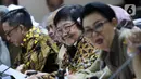 Menteri Lingkungan Hidup dan Kehutanan Siti Nurbaya (tengah) saat rapat kerja dengan Komite II DPD di Kompleks Parlemen, Senayan, Jakarta, Senin (17/2/2020). Rapat tersebut membahas program kerja Kementerian Lingkungan Hidup dan Kehutanan Tahun 2020. (Liputan6.com/Johan Tallo)