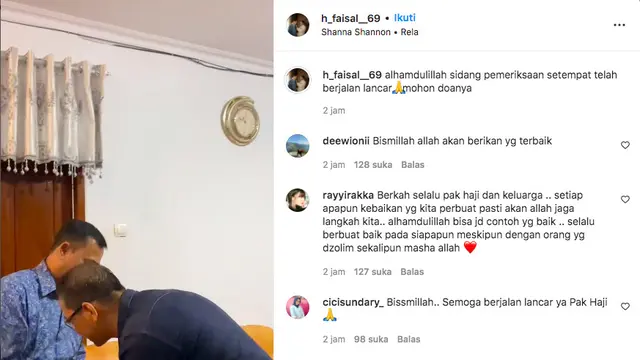 Doddy Sudrajat dan Mayang Hadir dalam Sidang Pemeriksaan Setempat, Akhirnya Bertemu Gala Sky. (instagram.com/h_faisal_69)