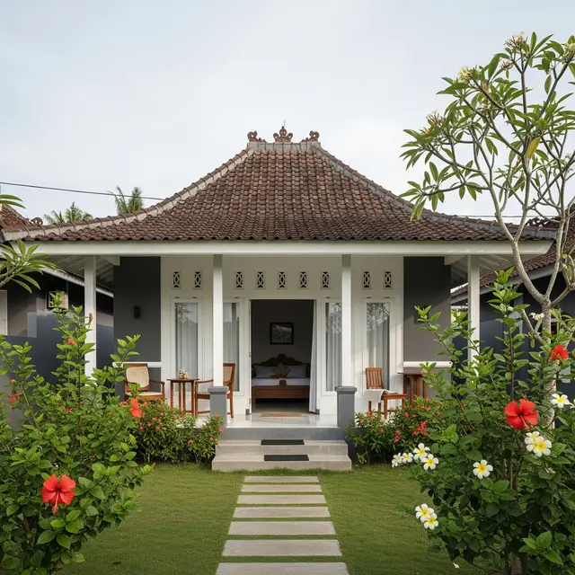 9 Model Rumah Sederhana Warna Abu-abu