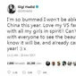 Gigi Hadid batal tampil di Victoria Secret Fashion Show 2017 karena video rasis (twitter/@GiGiHadid)