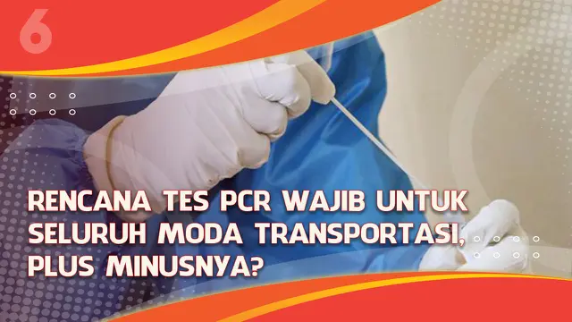 VIDEO Headline: Rencana Tes PCR Wajib untuk Seluruh Moda Transportasi, Plus Minusnya?
