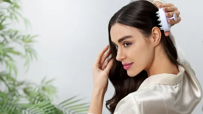 Ilustrasi merawat rambut