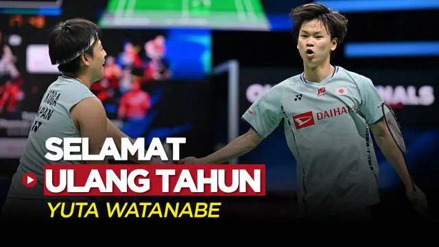 Berita Video, Yuta Watanabe Dapat Ucapan Selamat Ulang Tahun dari Pecinta Bulutangkis di Indonesia Open 2022