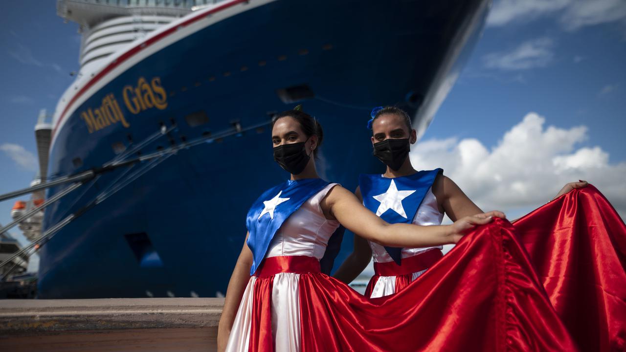 FOTO: Pertama Sejak Pandemi, Kapal Pesiar Kunjungi Amerika Serikat