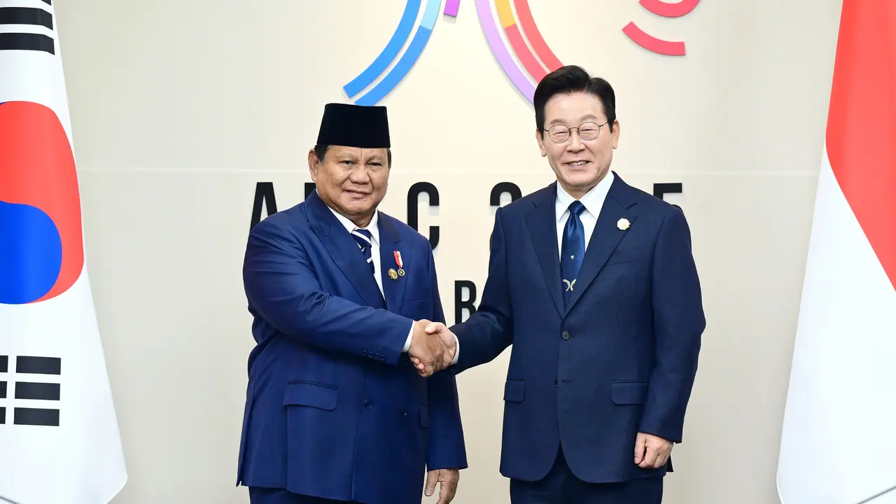 Presiden Prabowo dan Presiden Korsel Lee Jae Myung
