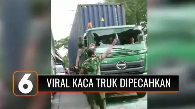 VIDEO: Buntut Viralnya Pengemudi Pajero Yang Hancurkan Kaca Truk Karena Kesal Diklakson
