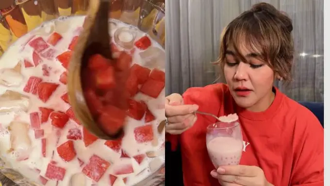 Sago Semangka Sederhana ala Sissy Prescilia (Foto: Instagram @sysiio)