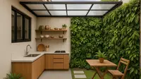 Model Dapur Semi Outdoor Belakang Rumah 2025