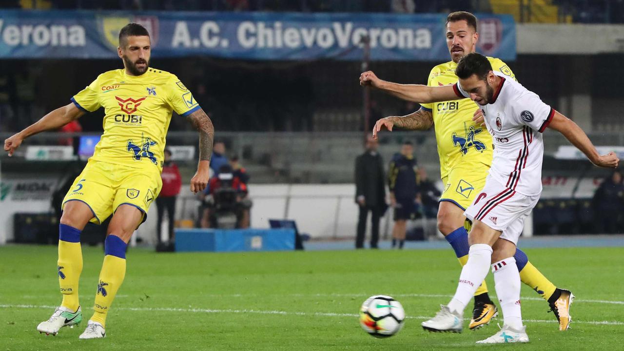 Liga Italia-ChievoVerona-AC Milan