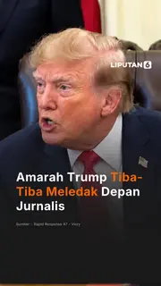 Amarah Trump Tiba-Tiba Meledak Depan Jurnalis