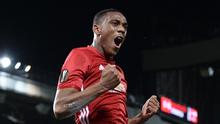 Pemain Manchester United asal Prancis, Anthony Martial. (AFP/Oli Scarff)