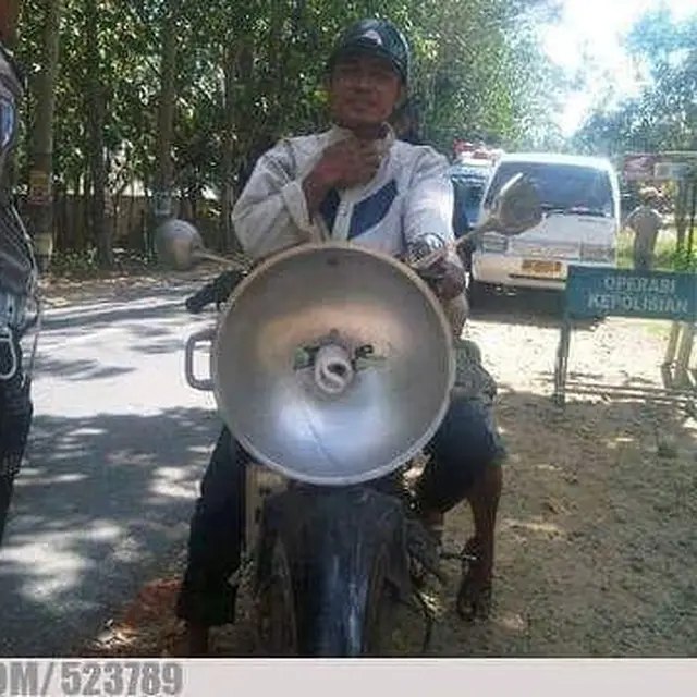 7 Potret Modifikasi Lampu Sepeda Motor Nyeleneh Ini Bisa Ditilang Polisi