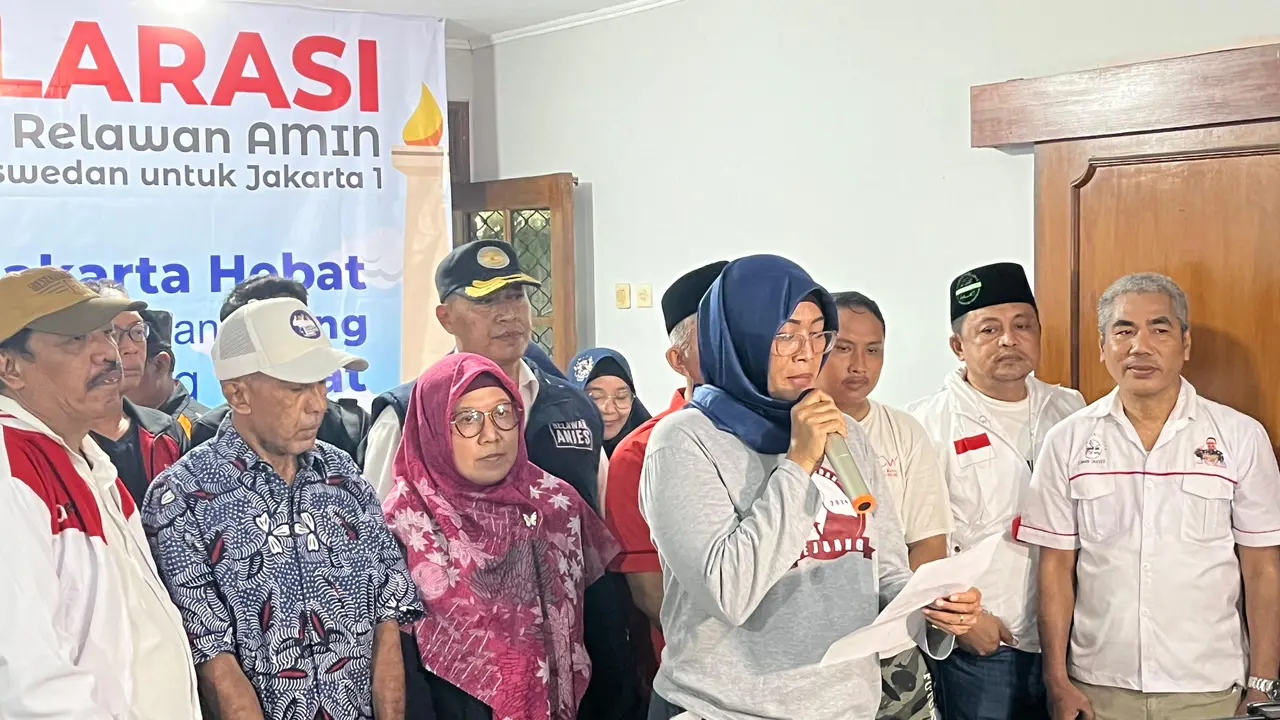 Simpul relawan Anies Baswedan resmi mendeklarasikan dukungan untuk Anies Baswedan agar maju sebagai calon gubernur (cagub) pada pemilihan kepala daerah atau Pilkada Jakarta 2024.