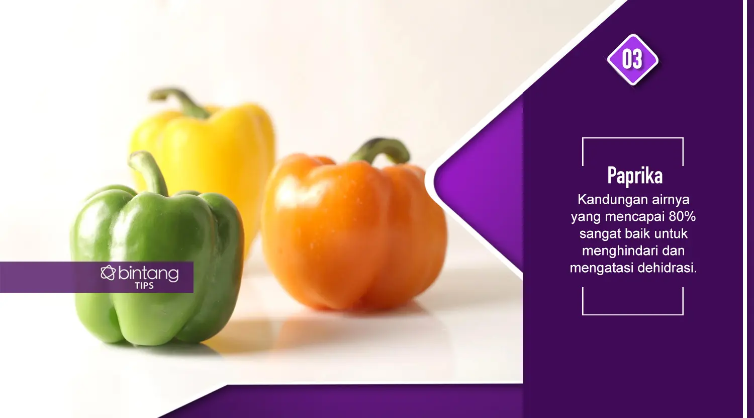 Makanan yang bisa menjauhkanmu dari risiko dehidrasi. (Foto: Daniel Kampua, Digital Imaging: M. Iqbal Nurfajri/Bintang.com)