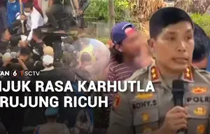 Demo Penanganan Karhutla di Polda Sumsel Berujung Ricuh