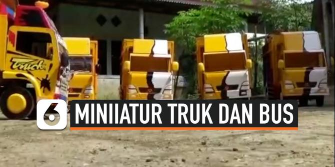 VIDEO: Akibat Pandemi Corona Sopir Beralih Jadi Pengrajin Miniatur Mobil