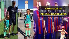 Ariana Dos Santos, gadis 6 tahun beruntung yang bertemu pemain Barcelona. Bagaimana perjuangannya?