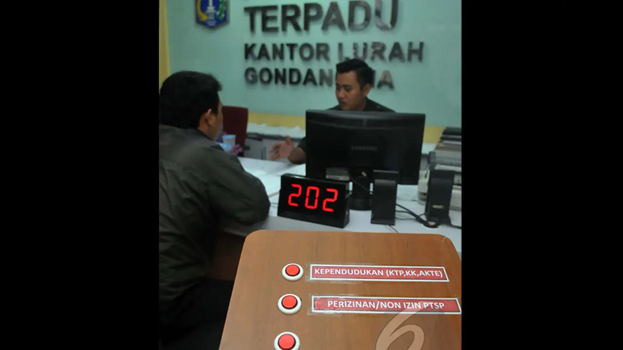 Pelayanan Terpadu Satu Pintu di Kelurahan Gondangdia