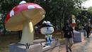 Menariknya apabila berkunjung ke Monas dalam waktu dekat ini, pengunjung bisa sekaligus berkunjung ke pameran karakter karya bangsa. (Liputan6.com/Angga Yuniar)