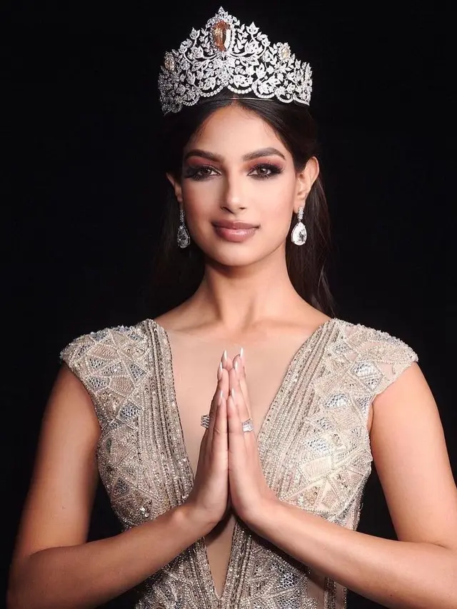 7 Pesona Harnaaz Sandhu, Wakil India yang Jadi Miss Universe 2021