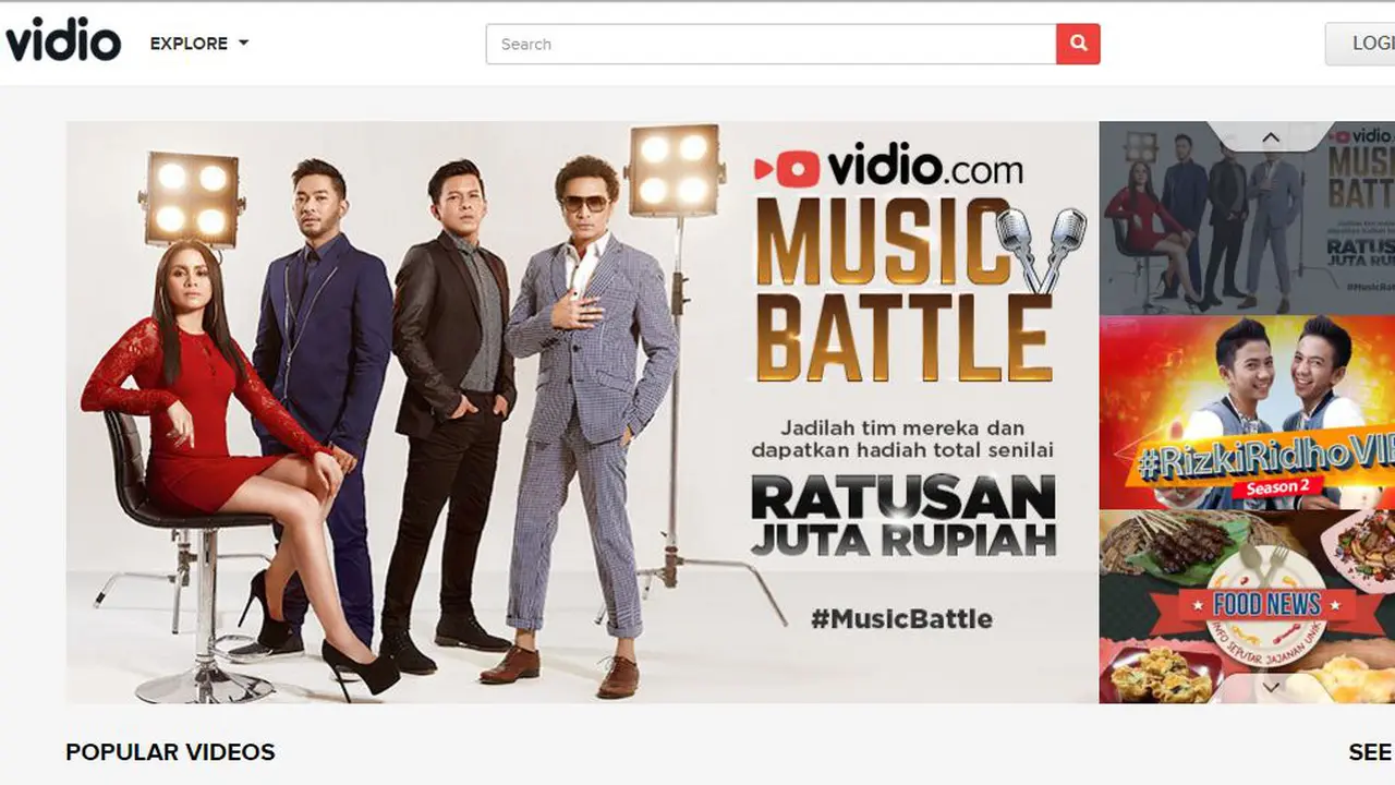 Yuk, Ikutan Music Battle bareng Musisi Idolamu di Vidio.com