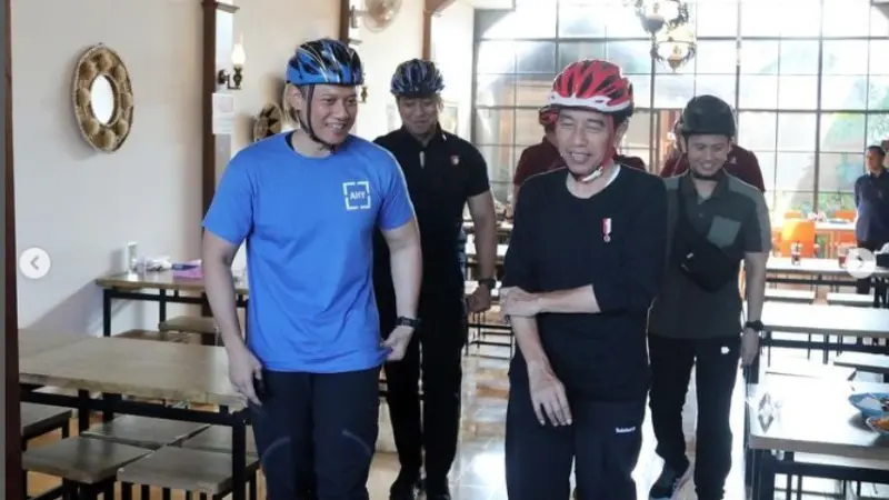 Jokowi dan AHY Sarapan di Warung Gudeg Legendaris Usai Gowes di Yogya, Apa Saja Menunya