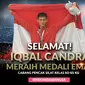 Selamat Meraih Medali Emas Iqbal Candra (Bola.com/Grafis: Adreanus Titus /Foto: Merdeka.com/Arie Basuki)